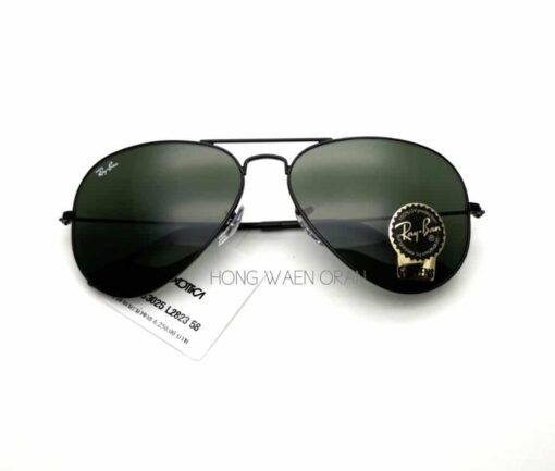 Aviator Black ORB3025 L2823 Size 58