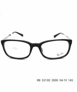 Ray-Ban RB 5313D 2000 54-19 145 shiny black